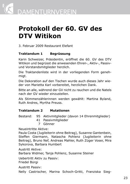 Ausgabe No.163 - TV Witikon