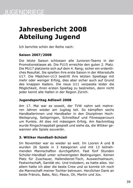 Ausgabe No.163 - TV Witikon