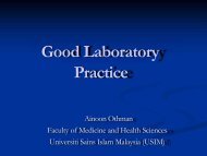 Good Laboratory Practice - UKM Medical Centre