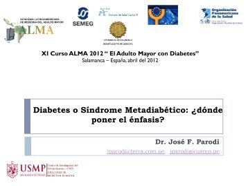 Diabetes o Síndrome Metadiabético - Academia Latinoamericana ...