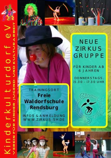 Zirkusgruppe RendsburgFlyerweb - Kinderkulturdorf eV