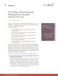 10 Things a Performance Management System Can Do for You