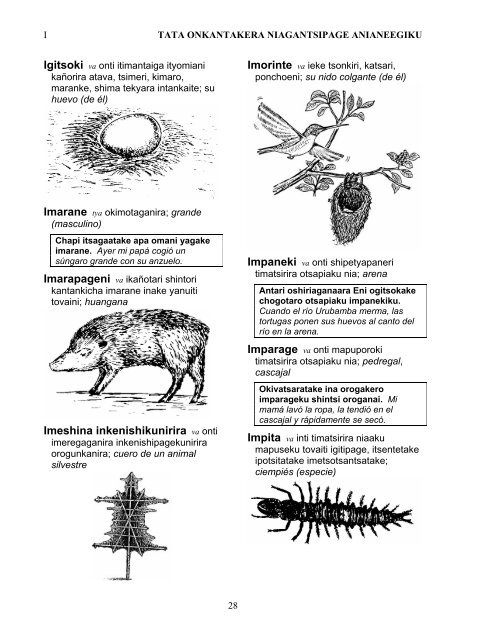 Tata onkantakera niagantsipage anianeegiku Diccionario ... - Sil.org