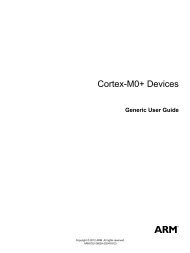 Cortex-M0+ Devices Generic User Guide - Keil