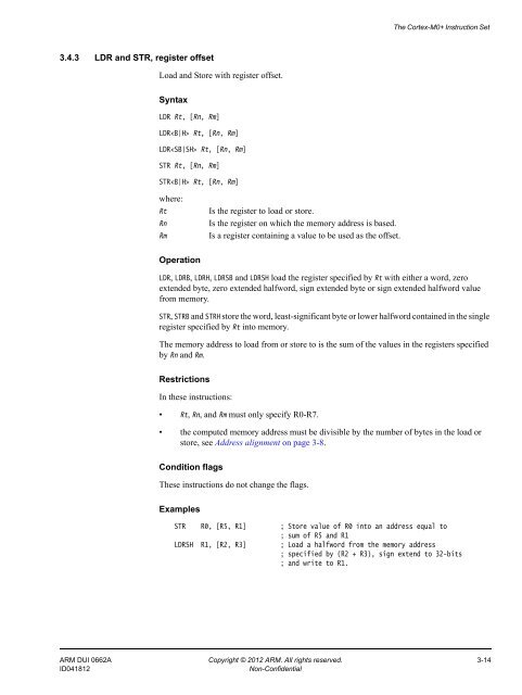 Cortex-M0+ Devices Generic User Guide - Keil