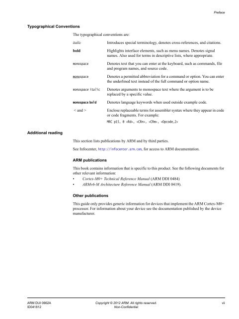 Cortex-M0+ Devices Generic User Guide - Keil