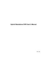 Hybrid Standalone DVR User's Manual - IC Realtime