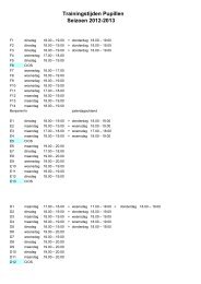 trainingstijden 2012-2013_2.pdf - SV Hoofddorp