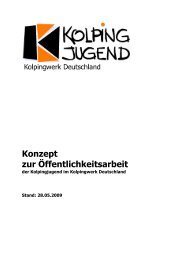 Konzept Ãffentlichkeitsarbeit 2009-05-28 - Kolpingjugend ...