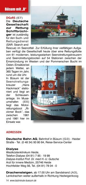 „Büsum entdecken“ Nur 299,– Euro 14 Tage Urlaub - Wipsteert