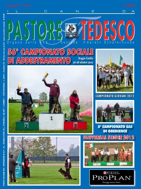 56Â° CAMPIONATO SOCIALE DI ADDESTRAMENTO - SAS Italia