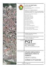 STUDIO GEOLOGICO IDROGEOLOGICO E SISMICO - Comune di ...