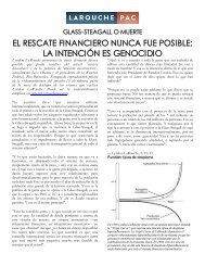 el rescate financiero nunca fue posible - LaRouche - LaRouchePAC