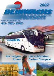 Wir zeigen Ihnen die schönsten Seiten Europas! - Beinwachs Reisen