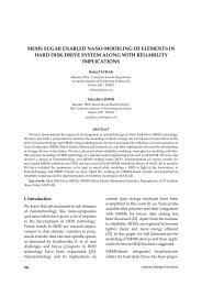 mems sugar enabled nano-modeling of elements in hard disk drive ...