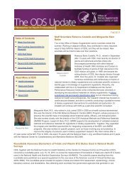 ODS Update | October 2011 - Office of Dietary Supplements ...