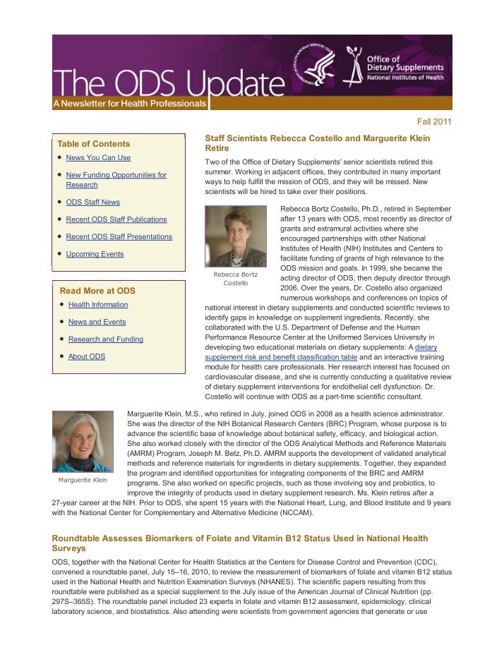 15 free Magazines from ODS.OD.NIH.GOV