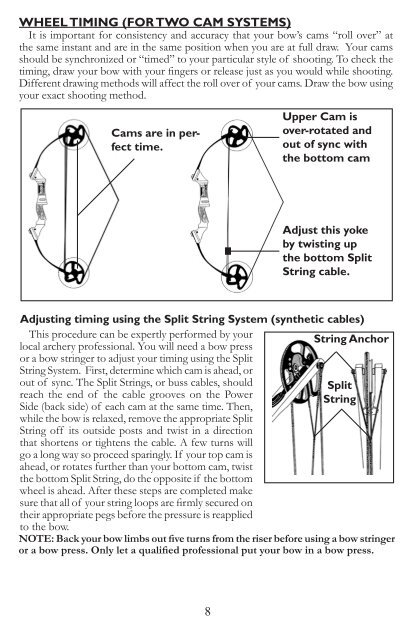 Table of contents - Martin Archery