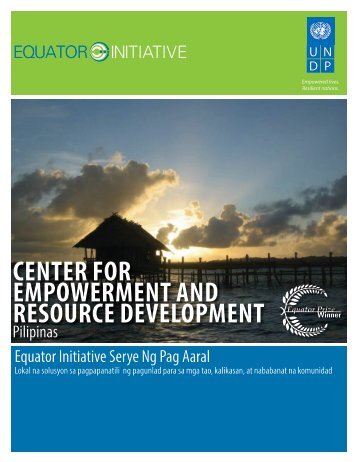 center for empowerment and resource development - Equator Initiative