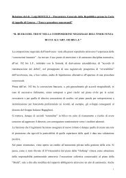 Relazione Procuratore Generale della Repubblica Luigi Rovelli 14.3 ...