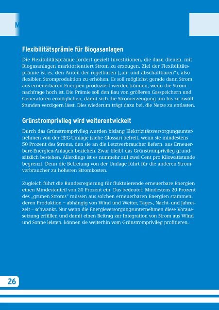 BMU-Broschüre: Die Energiewende - Zukunft made in Germany