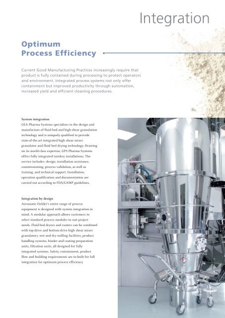 Fluid Bed Processor - GEA Pharma Systems