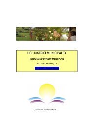 UGU DM IDP 2013-2014 - Ugu District Municipality