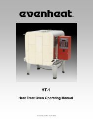 HT-1 Product Manual - Evenheat Kilns