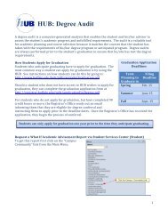 HUB: Degree Audit - University at Buffalo