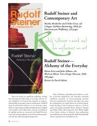 Rudolf Steiner— Alchemy of the Everyday Rudolf Steiner and ...