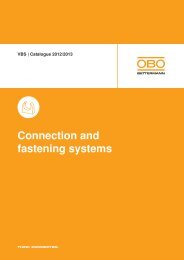 VBS Connection and fastening systems - MTO electric A/S