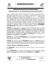 FORMULARIO No. 9 COMPROMISO ANTICORRUPCIÃN: