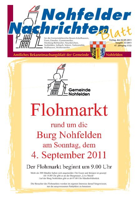 Elsenfels Tour 3: Bunkerwanderung - Gemeinde Nohfelden