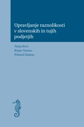 Upravljanje raznolikosti v slovenskih in tujih podjetjih - ZaloÅ¾ba ...