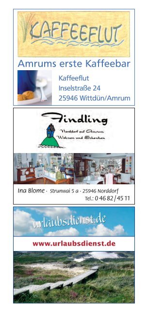 Inserenten· Impressum - Amrum