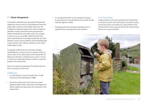 Management Plan - North York Moors National Park