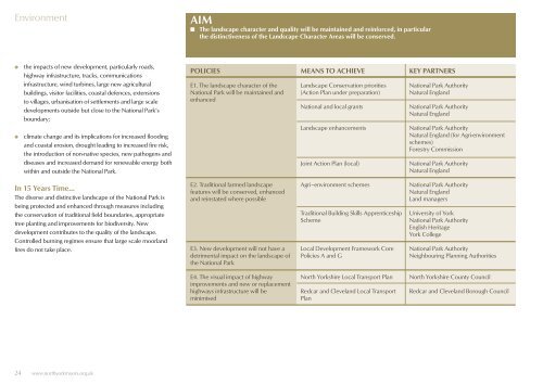 Management Plan - North York Moors National Park