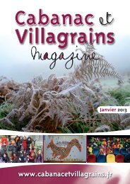 2012 - Commune et mairie de Cabanac et Villagrains