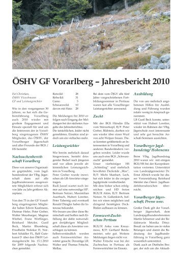 pdf zum ausdrucken - Vorarlberger JÃ¤gerschaft