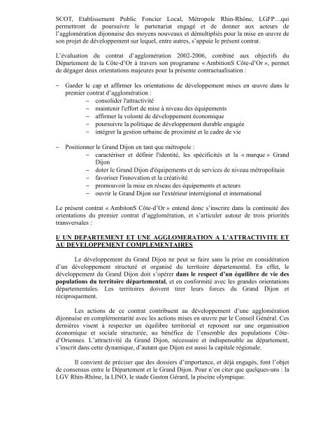 CACO Grand Dijon - Conseil gÃ©nÃ©ral de CÃ´te-d'Or