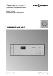 Vitotronic 100, GC1 típus768 KB - Viessmann