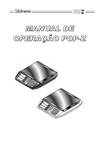 Manual da balanÃ§a computadora US POP-Z - Urano