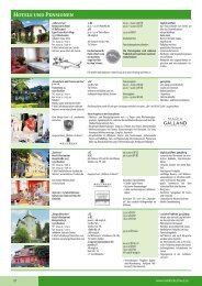Hotels und Pensionen - Märkische Schweiz