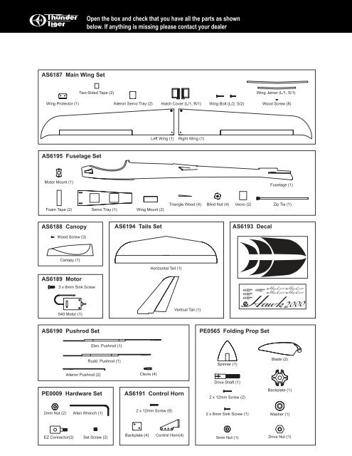 Almost Ready To Fly 2M Electric Powered R/C Sailplane - Carrocar