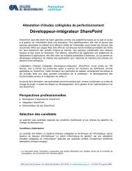 AEC Développeur-intégrateur SharePoint