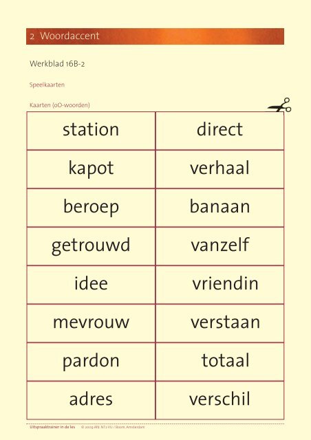 Werkblad hoofdstuk 2 - NT2.nl