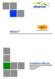 4Motion Installation Manual, Ver.3.0 - Alvarion