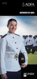 overview of adfa - Defence Jobs