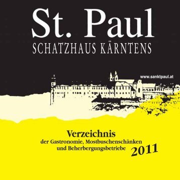 2011 - Marktgemeinde Sankt Paul im Lavanttal