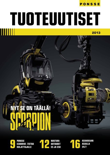 Tuoteuutiset 2013 - Ponsse